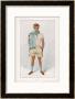 Douglas Stuart Dressed For Sport In Short Sleeved Vest With Pale Blue Trim And Flannel Shorts by Spy (Leslie M. Ward) Limited Edition Print