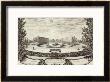 Stage On Large Pond Representing The Isle Of Alcine, Third Day Of Les Plaisirs De L'ile Enchantee by Israel Silvestre Limited Edition Pricing Art Print