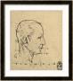 Study Of The Proportions Of A Human Face, Drawing, Royal Library, Windsor by Leonardo Da Vinci Limited Edition Print