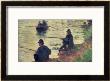 Anglers, Study For La Grande Jatte, 1883 by Georges Seurat Limited Edition Print