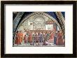 St. Francis Receiving The Rule Of The Order From Pope Honorius by Domenico Ghirlandaio Limited Edition Print