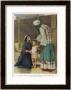 Hannah Wife Of Elkanah Takes Her Young Son Samuel To The Temple At Shiloh by Frank W.W. Topham Limited Edition Pricing Art Print