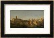 The Roman Forum Seen From The Farnese Gardens by Jean-Baptiste-Camille Corot Limited Edition Pricing Art Print