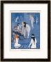 An Artist Paints A Dreary Beach Scene Unaware Of The Water-Nymphs Disporting by Tom Purvis Limited Edition Print