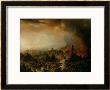 The Burning Of Moscow In 1812, 1854 by Jean Charles Langlois Limited Edition Print