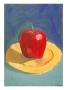 Red Apple On Yellow Plate by J.M. Gilmore Limited Edition Print