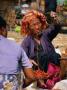 Woman Weighing Chillies At Market, Shwenyaung, Shan State, Myanmar (Burma) by Bernard Napthine Limited Edition Print