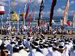 Melasti Ceremony On Kuta Beach Celebrating Balinese New Year by Andrew Brownbill Limited Edition Print