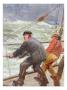 Haul Windward (Oil On Canvas) by Christian Krohg Limited Edition Print