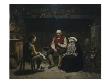 Tragic News (Oil On Canvas) by Adolphe Tidemand Limited Edition Pricing Art Print