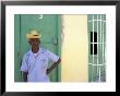 Portrait Of Man, Old Colonial Village, Trinidad, Cuba by Bill Bachmann Limited Edition Print