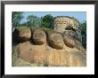 Head And Fingers Of The Giant Buddha Statue Of Lechan, South West China by Gavin Hellier Limited Edition Print