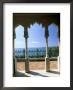 View To Sea Through Moorish Arches At Palacio De Valle, Cienfuegos, Cuba, West Indies by Lee Frost Limited Edition Print