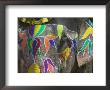 Elephant Decorated With Colorful Painting, Jaipur, Rajasthan, India by Keren Su Limited Edition Print