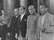 Singer Bobby Darin Rehearsing For Tv With George Jessel, Eddie Cantor, Jack Benny And George Burns by Allan Grant Limited Edition Print