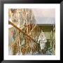 Sex Symbol Actress Jayne Mansfield On The Stairs Of Her Sunset Blvd. Home by Allan Grant Limited Edition Print
