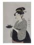 Portrait Of Naniwaya Okita, 1793 by Utamaro Kitagawa Limited Edition Print