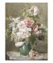 Still Life Of Peonies And Roses by Francois Rivoire Limited Edition Print