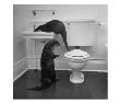 Otters Playing In Bathroom by Wallace Kirkland Limited Edition Print