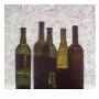 Silhouette Of Wine Bottles by Images Monsoon Limited Edition Print