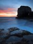 Twilight Beside Pulpit Rock In Portland, Dorset, England, United Kingdom, Europe by Adam Burton Limited Edition Print