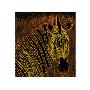 Golden Zebra by Thierry Bisch Limited Edition Pricing Art Print