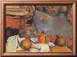Straw Vase And Plate With Fruit by Paul Cezanne Limited Edition Print