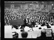 Conductor Bruno Walter On Podium During Performance With Philharmonic Orchestra by Alfred Eisenstaedt Limited Edition Pricing Art Print