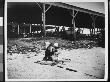 Two Young Girls At Brighton Beach With Hats On by Wallace G. Levison Limited Edition Pricing Art Print