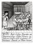 Advertisement For London Coffee House - C. 1700 by William Hole Limited Edition Print