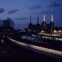 Battersea Power Station, London, 1933-1953, Exterior At Night, Architect: Sir Giles Gilbert Scott by Richard Turpin Limited Edition Print