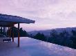 Robeck House, Los Angeles, California, Sunset View Across Pool To Distant Landscape by Alan Weintraub Limited Edition Print