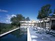 Mann Residence, Sonoma County, California, (Exterior) Swimming Pool, Architect: Fernau And Hartman by John Edward Linden Limited Edition Print