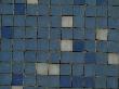 Backgrounds - Small Square Blue Mosaic Tessalation by Natalie Tepper Limited Edition Print