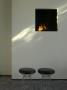 Refurbished House In Camden Town, Detail Of Minimalist Fireplace In Living Room by Richard Bryant Limited Edition Print