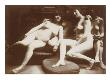 Groupe De Quatre Femmes Nues, Assises by Francois-Rupert Carabin Limited Edition Print