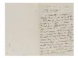 Autograph Letter To Augustine Varcollier, May 6, 1842 by Eugene Delacroix Limited Edition Print