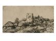 Le Paysage A La Tour Carree ; 3 Eme Etat by Rembrandt Van Rijn Limited Edition Print