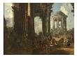 La Prã©Dication D'un Apã´Tre Dans Des Ruines D'architecture by Giovanni Paolo Pannini Limited Edition Print