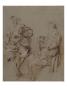 Deux Études D'un Joueur De Musette, Assis by Jean Antoine Watteau Limited Edition Pricing Art Print