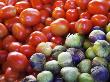 Tomatoes And Tomatillos, San Miguel De Allende, Guanajuato State, Mexico by Julie Eggers Limited Edition Print