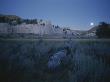 Landscape Shot Of Grasslands, With White Cliffs In The Background by Sam Abell Limited Edition Print