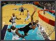 San Antonio Spurs V New Orleans Hornets: Tim Duncan And Emeka Okafor by Chris Graythen Limited Edition Pricing Art Print