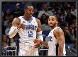 Memphis Grizzlies V Orlando Magic: Dwight Howard And Jameer Nelson by Fernando Medina Limited Edition Pricing Art Print