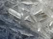 Close-Up Of A Frozen Stream With Ice Crystals Making An Angular Pattern by Stephen Sharnoff Limited Edition Print
