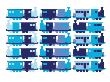Multi Train Blue by Avalisa Limited Edition Print