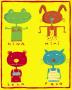 Nina, Mimi, Lola And Paco by Andree Prigent Limited Edition Pricing Art Print
