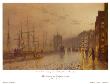 The Dockside At Liverpool by Louis H. Grimshaw Limited Edition Print