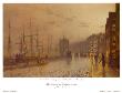 The Dockside At Liverpool by Louis H. Grimshaw Limited Edition Print