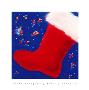 Holiday Stocking by Linda Montgomery Limited Edition Pricing Art Print